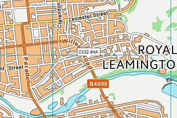 CV32 4HA map - OS VectorMap District (Ordnance Survey) CV32 4HA map - OS VectorMap District (Ordnance Survey)