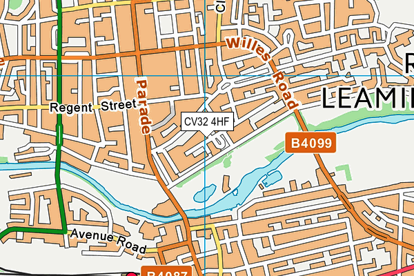 CV32 4HF map - OS VectorMap District (Ordnance Survey) CV32 4HF map - OS VectorMap District (Ordnance Survey)