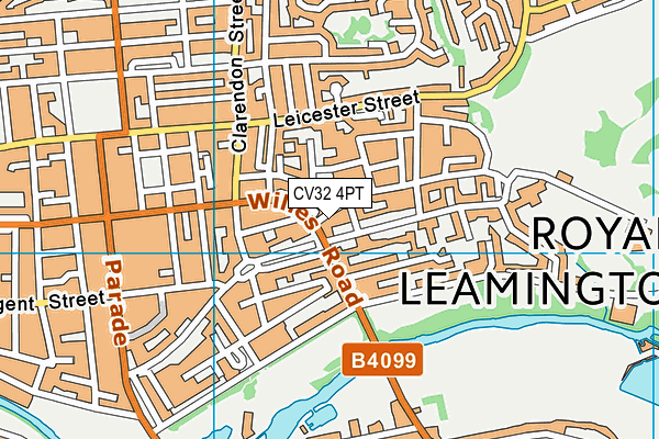 CV32 4PT map - OS VectorMap District (Ordnance Survey) CV32 4PT map - OS VectorMap District (Ordnance Survey)