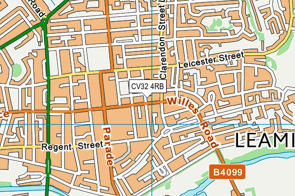 CV32 4RB map - OS VectorMap District (Ordnance Survey) CV32 4RB map - OS VectorMap District (Ordnance Survey)