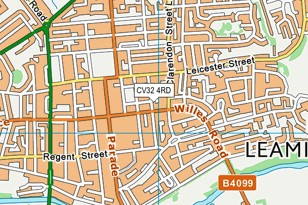 CV32 4RD map - OS VectorMap District (Ordnance Survey) CV32 4RD map - OS VectorMap District (Ordnance Survey)