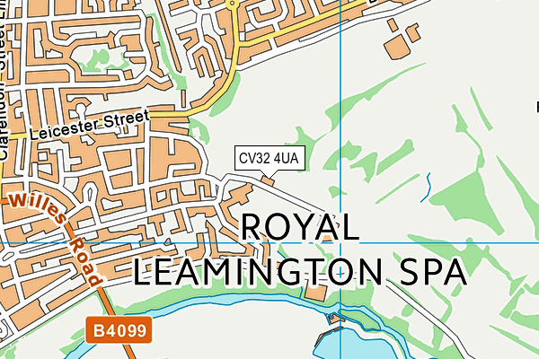 CV32 4UA map - OS VectorMap District (Ordnance Survey) CV32 4UA map - OS VectorMap District (Ordnance Survey)