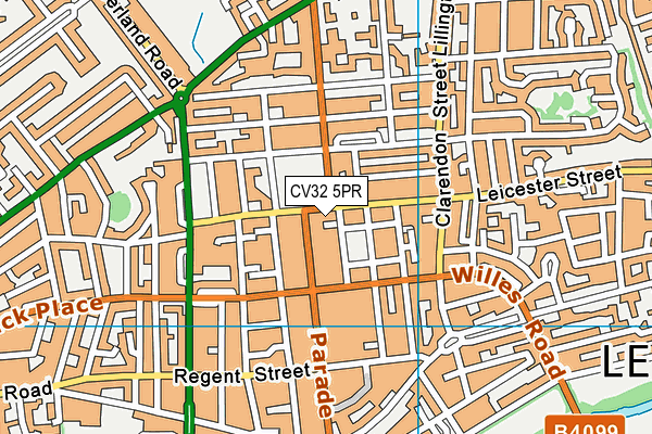 CV32 5PR map - OS VectorMap District (Ordnance Survey) CV32 5PR map - OS VectorMap District (Ordnance Survey)