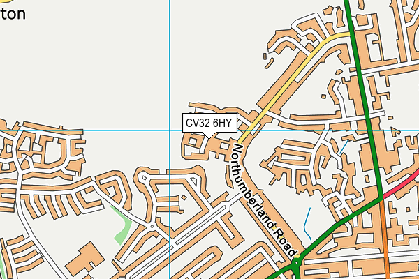 CV32 6HY map - OS VectorMap District (Ordnance Survey) CV32 6HY map - OS VectorMap District (Ordnance Survey)
