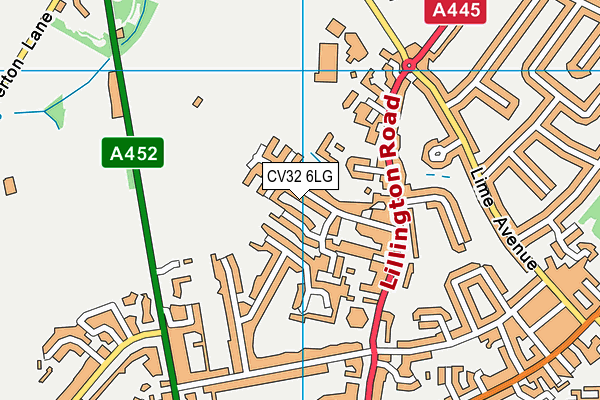 CV32 6LG map - OS VectorMap District (Ordnance Survey) CV32 6LG map - OS VectorMap District (Ordnance Survey)