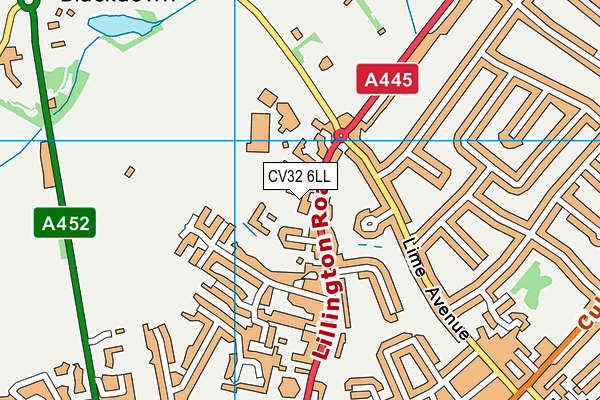 CV32 6LL map - OS VectorMap District (Ordnance Survey) CV32 6LL map - OS VectorMap District (Ordnance Survey)