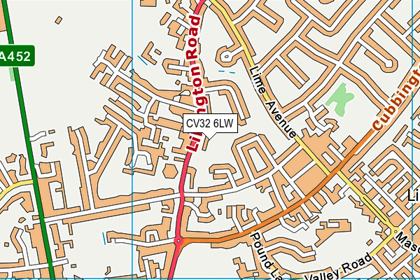CV32 6LW map - OS VectorMap District (Ordnance Survey) CV32 6LW map - OS VectorMap District (Ordnance Survey)