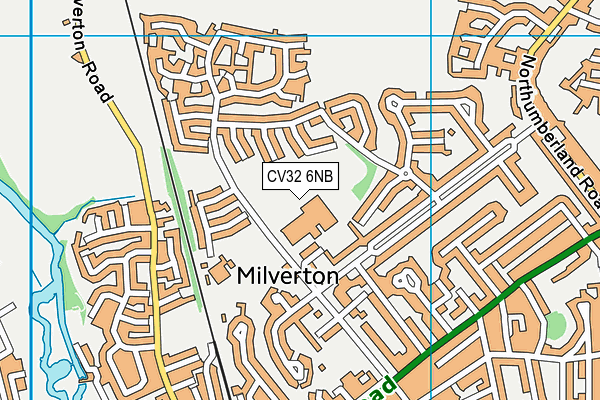 CV32 6NB map - OS VectorMap District (Ordnance Survey) CV32 6NB map - OS VectorMap District (Ordnance Survey)