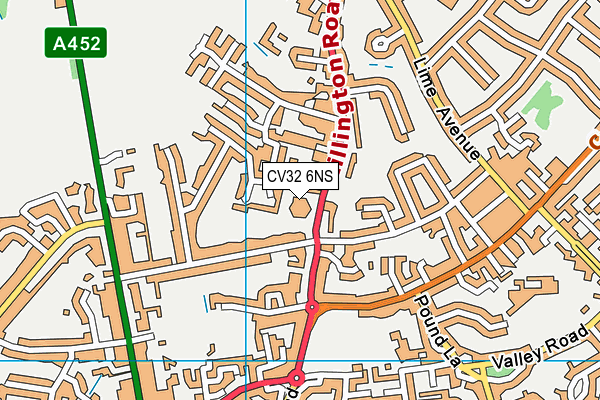 CV32 6NS map - OS VectorMap District (Ordnance Survey) CV32 6NS map - OS VectorMap District (Ordnance Survey)
