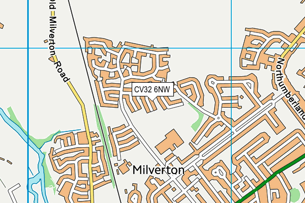CV32 6NW map - OS VectorMap District (Ordnance Survey) CV32 6NW map - OS VectorMap District (Ordnance Survey)