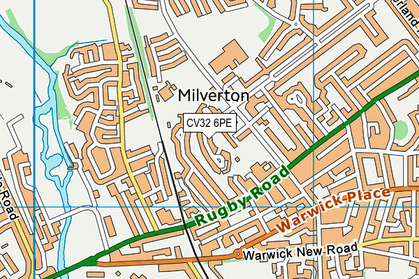 CV32 6PE map - OS VectorMap District (Ordnance Survey) CV32 6PE map - OS VectorMap District (Ordnance Survey)