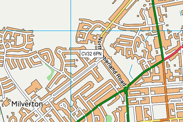 CV32 6PN map - OS VectorMap District (Ordnance Survey) CV32 6PN map - OS VectorMap District (Ordnance Survey)