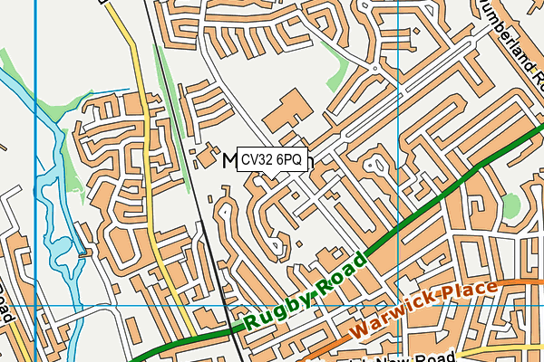 CV32 6PQ map - OS VectorMap District (Ordnance Survey) CV32 6PQ map - OS VectorMap District (Ordnance Survey)