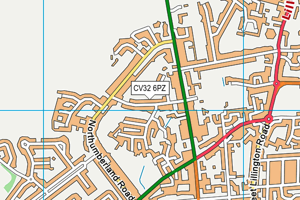 CV32 6PZ map - OS VectorMap District (Ordnance Survey) CV32 6PZ map - OS VectorMap District (Ordnance Survey)