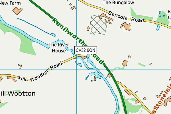 CV32 6QN map - OS VectorMap District (Ordnance Survey) CV32 6QN map - OS VectorMap District (Ordnance Survey)