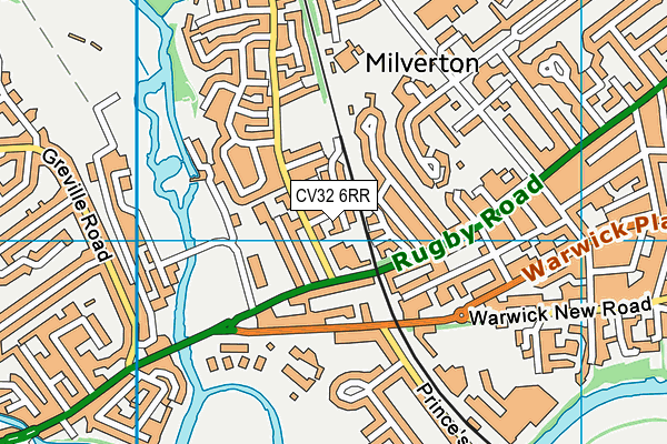 CV32 6RR map - OS VectorMap District (Ordnance Survey) CV32 6RR map - OS VectorMap District (Ordnance Survey)