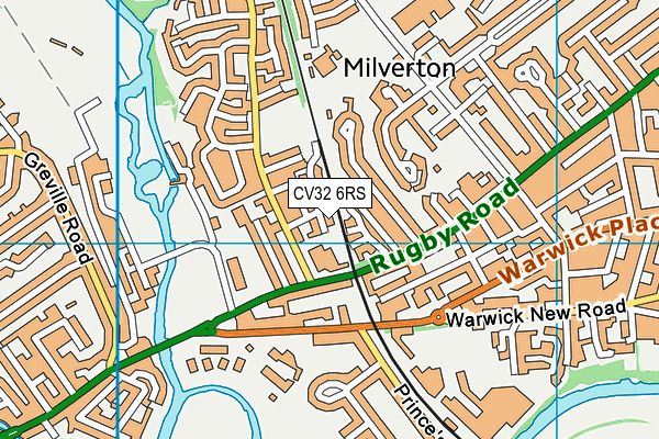 CV32 6RS map - OS VectorMap District (Ordnance Survey) CV32 6RS map - OS VectorMap District (Ordnance Survey)