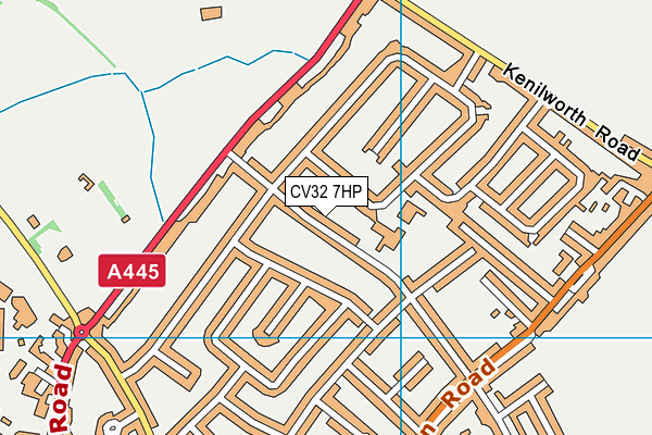 CV32 7HP map - OS VectorMap District (Ordnance Survey)