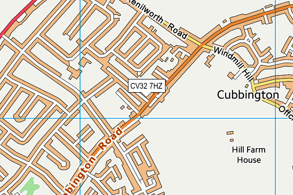 CV32 7HZ map - OS VectorMap District (Ordnance Survey) CV32 7HZ map - OS VectorMap District (Ordnance Survey)