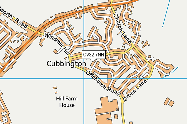CV32 7NN map - OS VectorMap District (Ordnance Survey) CV32 7NN map - OS VectorMap District (Ordnance Survey)