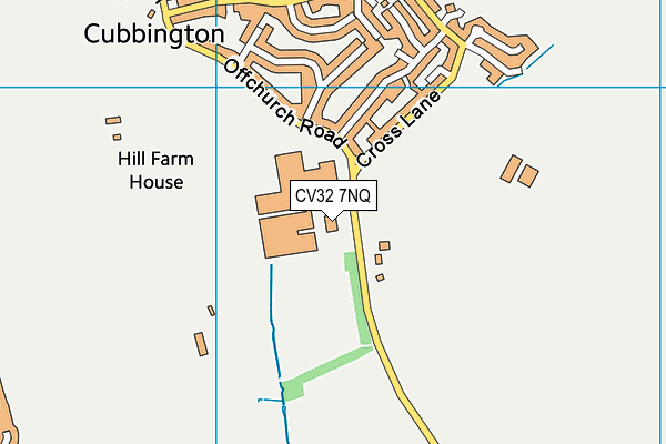 CV32 7NQ map - OS VectorMap District (Ordnance Survey) CV32 7NQ map - OS VectorMap District (Ordnance Survey)