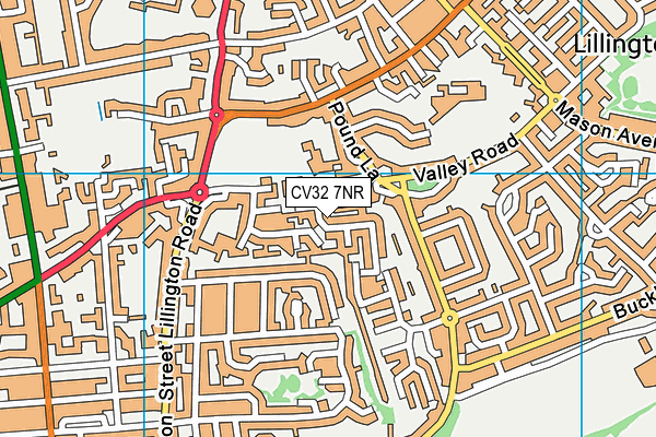 CV32 7NR map - OS VectorMap District (Ordnance Survey) CV32 7NR map - OS VectorMap District (Ordnance Survey)