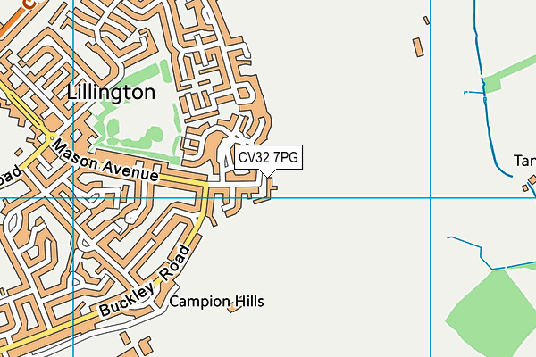 CV32 7PG map - OS VectorMap District (Ordnance Survey) CV32 7PG map - OS VectorMap District (Ordnance Survey)