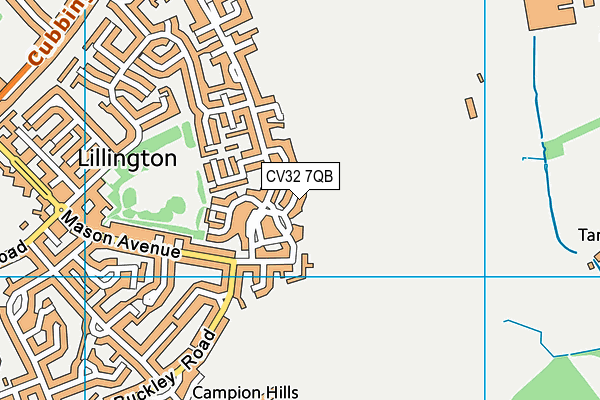 CV32 7QB map - OS VectorMap District (Ordnance Survey) CV32 7QB map - OS VectorMap District (Ordnance Survey)