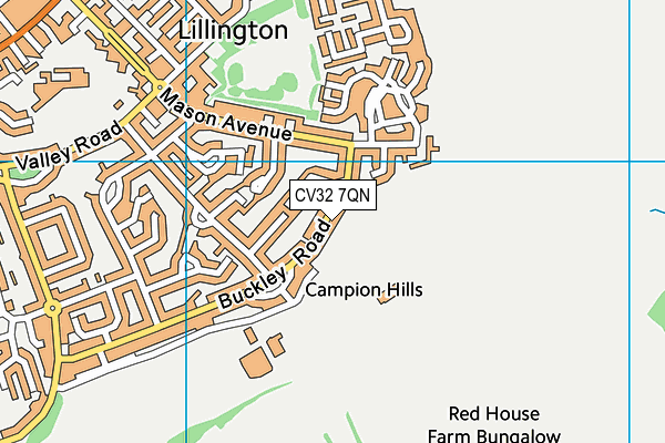 CV32 7QN map - OS VectorMap District (Ordnance Survey) CV32 7QN map - OS VectorMap District (Ordnance Survey)