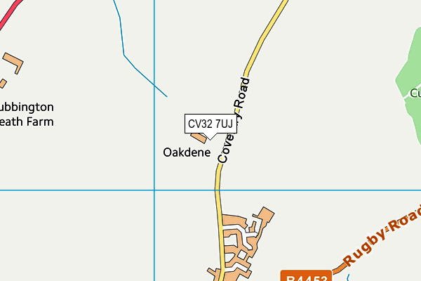 CV32 7UJ map - OS VectorMap District (Ordnance Survey) CV32 7UJ map - OS VectorMap District (Ordnance Survey)