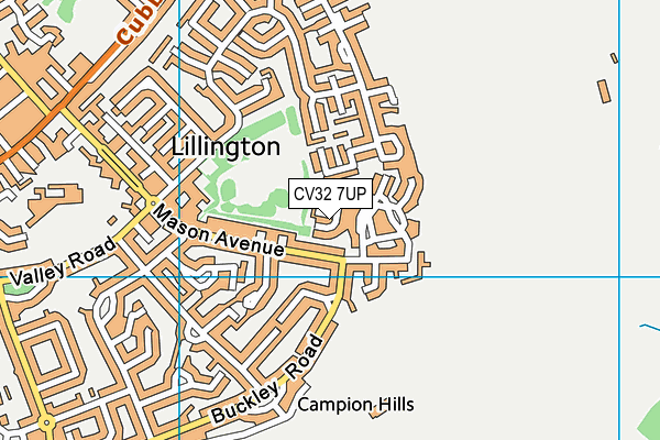 CV32 7UP map - OS VectorMap District (Ordnance Survey) CV32 7UP map - OS VectorMap District (Ordnance Survey)