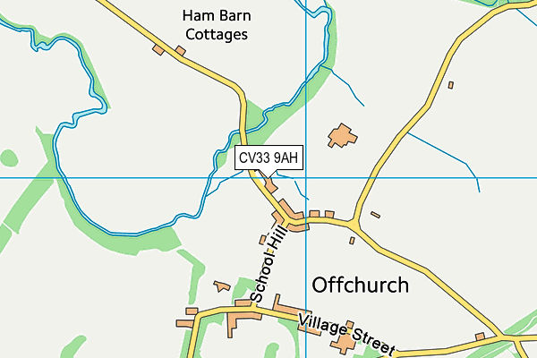 CV33 9AH map - OS VectorMap District (Ordnance Survey) CV33 9AH map - OS VectorMap District (Ordnance Survey)