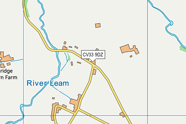 CV33 9DZ map - OS VectorMap District (Ordnance Survey) CV33 9DZ map - OS VectorMap District (Ordnance Survey)
