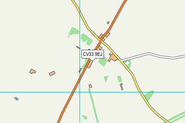 CV33 9EJ map - OS VectorMap District (Ordnance Survey) CV33 9EJ map - OS VectorMap District (Ordnance Survey)