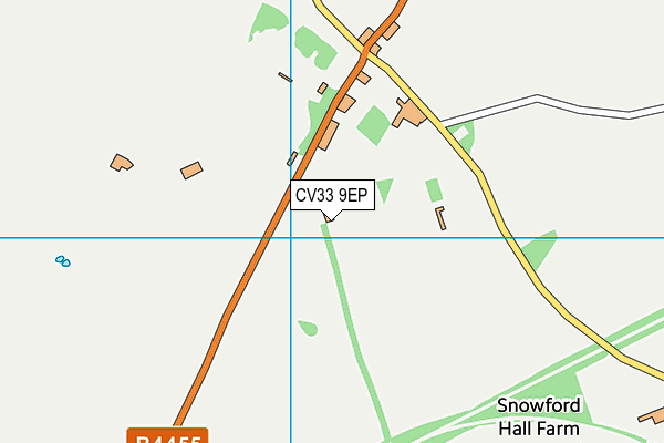CV33 9EP map - OS VectorMap District (Ordnance Survey) CV33 9EP map - OS VectorMap District (Ordnance Survey)