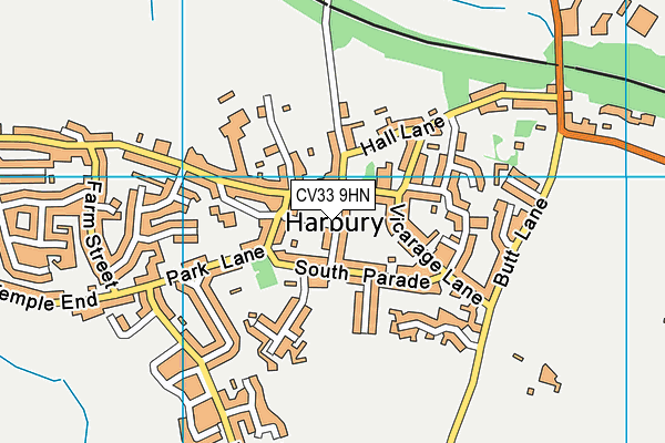 CV33 9HN map - OS VectorMap District (Ordnance Survey) CV33 9HN map - OS VectorMap District (Ordnance Survey)