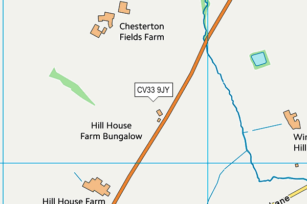 CV33 9JY map - OS VectorMap District (Ordnance Survey) CV33 9JY map - OS VectorMap District (Ordnance Survey)