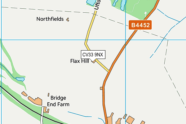 CV33 9NX map - OS VectorMap District (Ordnance Survey) CV33 9NX map - OS VectorMap District (Ordnance Survey)