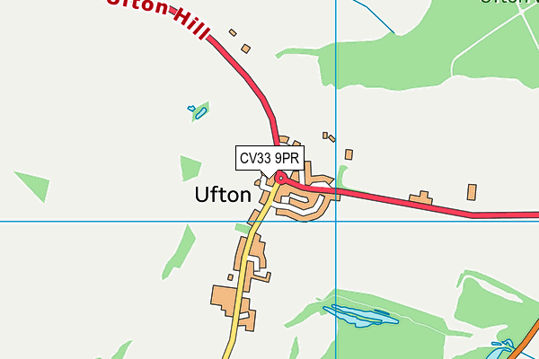 CV33 9PR map - OS VectorMap District (Ordnance Survey)