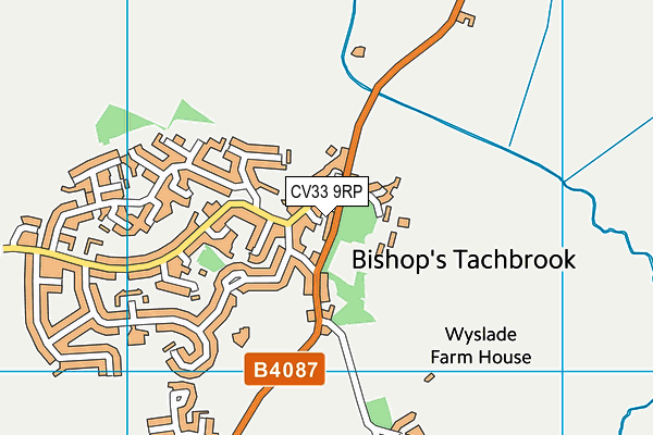 CV33 9RP map - OS VectorMap District (Ordnance Survey)