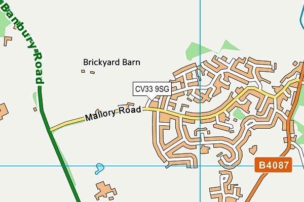 CV33 9SG map - OS VectorMap District (Ordnance Survey) CV33 9SG map - OS VectorMap District (Ordnance Survey)