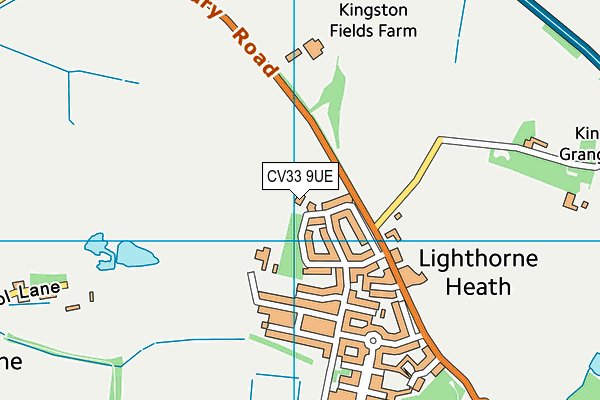 CV33 9UE map - OS VectorMap District (Ordnance Survey) CV33 9UE map - OS VectorMap District (Ordnance Survey)
