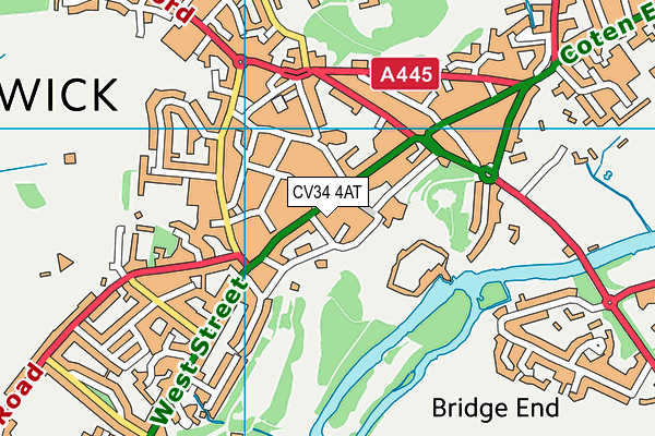 CV34 4AT map - OS VectorMap District (Ordnance Survey) CV34 4AT map - OS VectorMap District (Ordnance Survey)