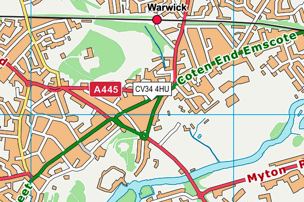 CV34 4HU map - OS VectorMap District (Ordnance Survey) CV34 4HU map - OS VectorMap District (Ordnance Survey)