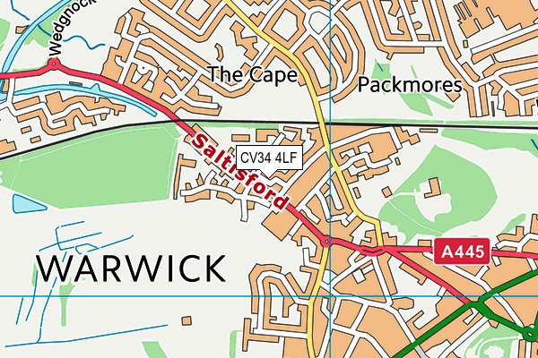 CV34 4LF map - OS VectorMap District (Ordnance Survey) CV34 4LF map - OS VectorMap District (Ordnance Survey)