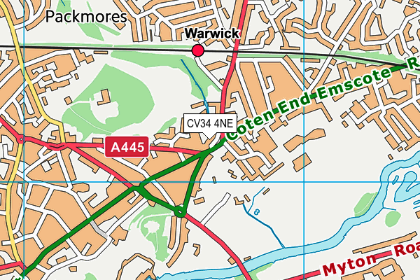 CV34 4NE map - OS VectorMap District (Ordnance Survey) CV34 4NE map - OS VectorMap District (Ordnance Survey)