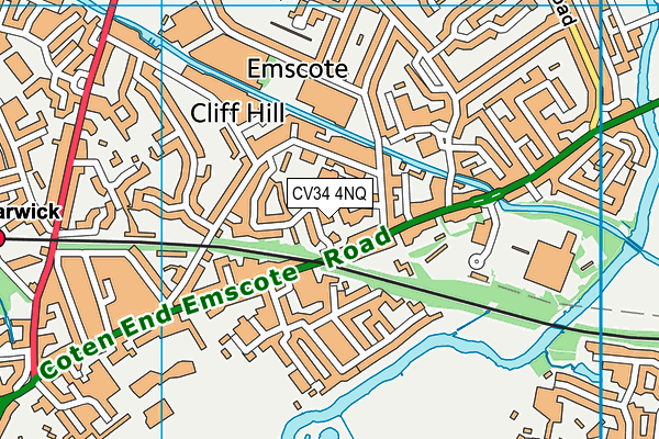 CV34 4NQ map - OS VectorMap District (Ordnance Survey) CV34 4NQ map - OS VectorMap District (Ordnance Survey)