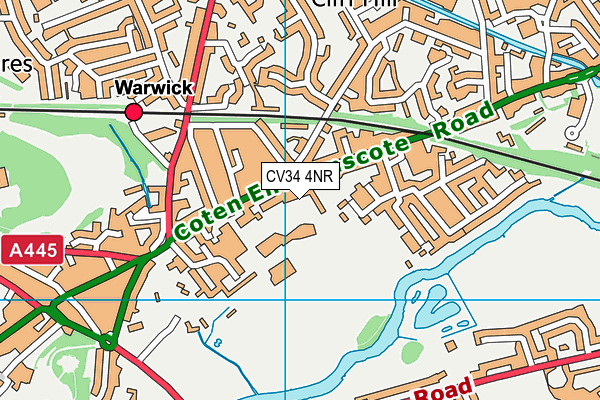 CV34 4NR map - OS VectorMap District (Ordnance Survey) CV34 4NR map - OS VectorMap District (Ordnance Survey)