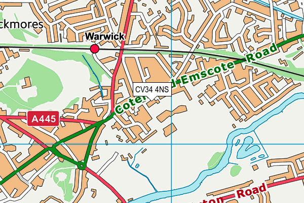 CV34 4NS map - OS VectorMap District (Ordnance Survey) CV34 4NS map - OS VectorMap District (Ordnance Survey)