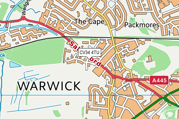 CV34 4TU map - OS VectorMap District (Ordnance Survey) CV34 4TU map - OS VectorMap District (Ordnance Survey)